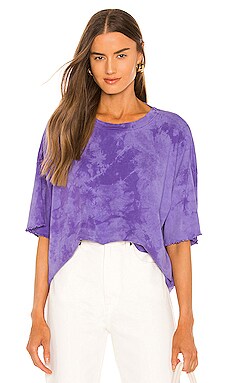 LOS ANGELES LAVENDER DROP-SHOULDER OVERSIZED TEE – RAQUEL CLOTHING