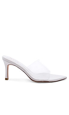 

Прозрачный каблук и завязки evan - RAYE, Белый, На каблуке