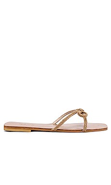 RAYE Bow Sandal in Natural | REVOLVE