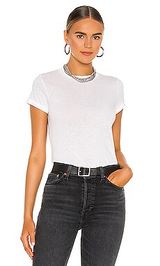 

Футболка slim tee - RE/DONE, Белый, Белый