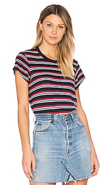 Product image of RE/DONE Boxy Striped Tee. Click to view full details