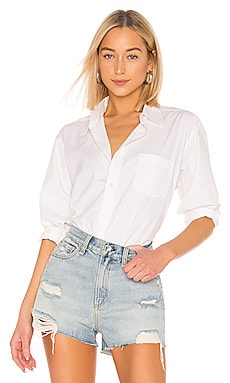 RE/DONE Classic Shirt in Classic White | REVOLVE