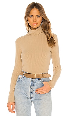 RE/DONE 60s Long Sleeve Turtleneck in Sand | REVOLVE