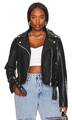 Rebel Without A Pause Faux Leather Moto Jacket | 5 Colors Black / XL