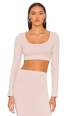 Square Neck Crop Top RE ONA $75 