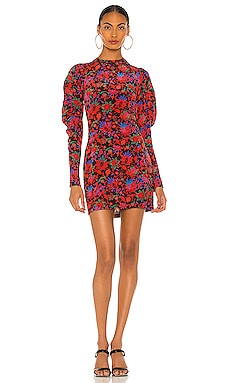 

Платье stephanie - Rag & Bone, Черный;красный, Длинные рукава