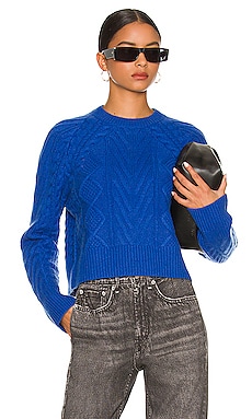 Product image of Rag & Bone Pierce Cashmere Cable Sweater. Click to view full details