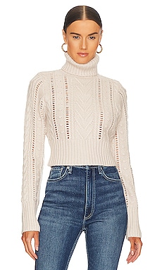 Product image of Rag & Bone Elizabeth Cable Turtleneck. Click to view full details