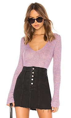 

Свитер donna - Rag & Bone, Фиолетовый, V-вырез