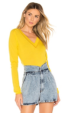 

Свитер pamela - Rag & Bone, Желтый, V-вырез