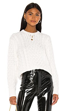 

Свитер aran - Rag & Bone, Белый, Вырез лодочкой