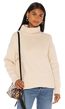 

Свитер с воротником под горло lunet - Rag & Bone, Серо-коричневый, Водолазки