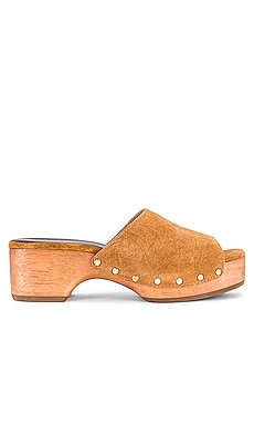 BY FAR Hans Clog in Caramel REVOLVE