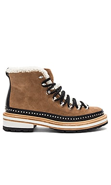 Rag & bone compass leather & store shearling booties