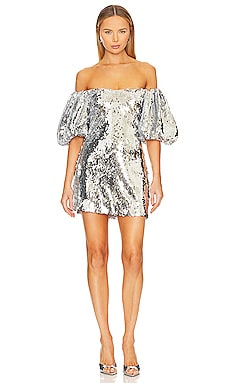 Victoria Sequin Off Shoulder Mini Dress – ASTR The Label