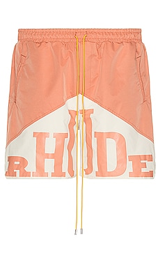 Orange Yachting Short Rhude