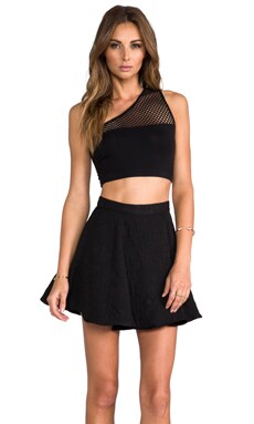 Gene Rill Riller & Fount Gene One Shoulder Bra in Black | REVOLVE