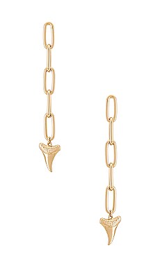 

Подвесные серьги shark tooth linear - Rebecca Minkoff, Металлический золотой, Капли