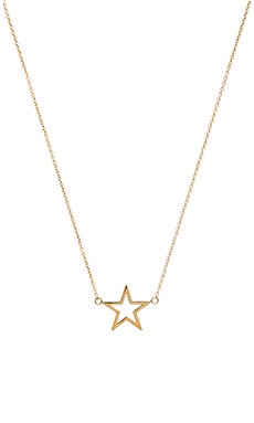 Rebecca Minkoff Open Star Necklace in Gold | REVOLVE