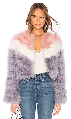 Rebecca minkoff pacha deals feather jacket