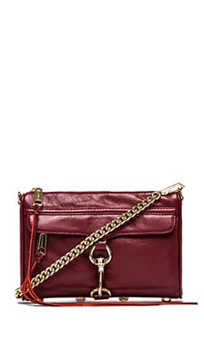 Rebecca Minkoff Mini MAC in Burgundy REVOLVE