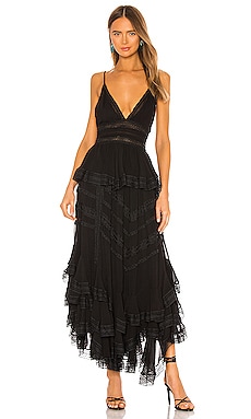 ROCOCO SAND Selene Dress in Black | REVOLVE