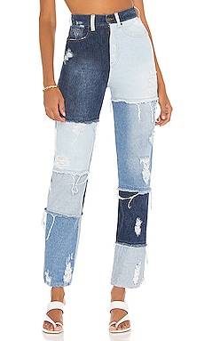 Marvel Rikki Denim retrofete Rikki Jean in Indigo Patch | REVOLVE