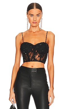 JONATHAN SIMKHAI STANDARD Corrine Bustier in Black