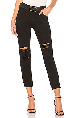 ROLLA S Miller Skinny in Shredded Black REVOLVE