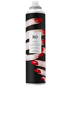 Product image of R+Co Vicious Strong Hold Flexible Hairspray. Click to view full details