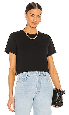 Richer Poorer Boxy Crop Tee in Black | REVOLVE