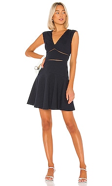 Taylor Fitted Dress, Navy