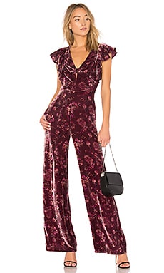 Rebecca taylor sale velvet jumpsuit