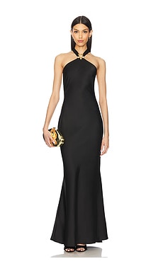 Runaway The Label Chara Maxi Dress in Black from Revolve.com