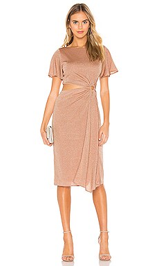 

Платье pauline - RACHEL ZOE, Розовый, Миди