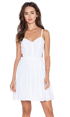 Sam Edelman Cut-out Eyelet Dress in Blanc | REVOLVE