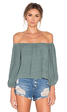 SAM&LAVI Elizabeth Top in Moss | REVOLVE