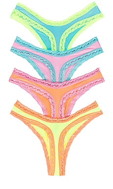 SET DE TANGAS NEON CANDY Stripe & Stare