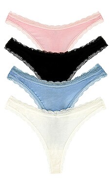 Product image of Stripe & Stare B Edit Biodegradable Basics Thong Box. Click to view full details