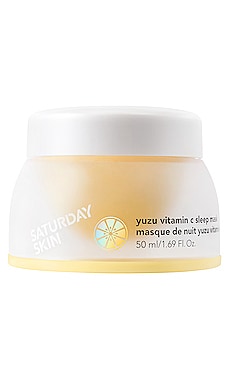 Yuzu Vitamin C Sleep Mask Saturday Skin