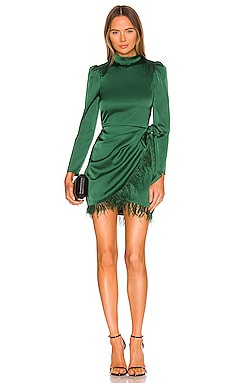 SAYLOR Quin Mini Dress in Evergreen ...