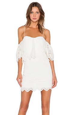 LIKELY Capri Dress in White