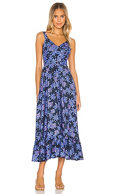 Sabina Musayev Bliss Dress in Blue Floral | REVOLVE