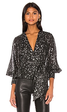 

Блузка celeste - Sabina Musayev, Black;metallic silver, Длинные рукава