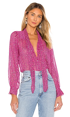 Sabina Musayev Seychelles Top in Pink Print | REVOLVE