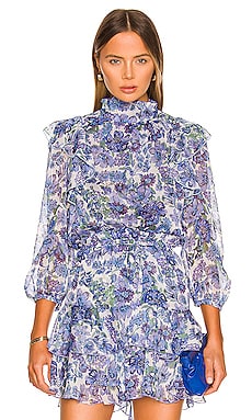 Sabina Musayev Honey Top in White Print | REVOLVE