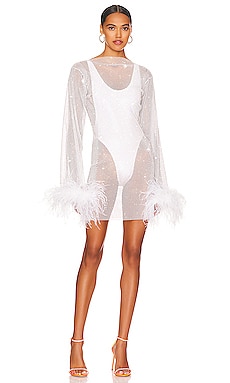 Feathers Mini DressSanta Brands$1,085