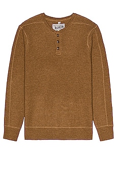 Button Henley Sweater Schott