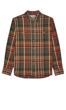 Plaid Cotton Flannel Shirt Schott