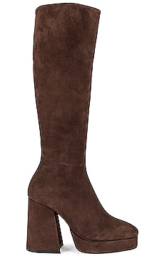 

Сапоги knee high - Schutz, Коричневый, На каблуке